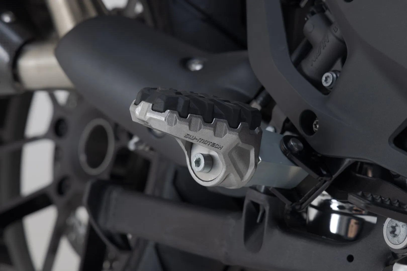 Sw-motech Evolution Footrest Kit - Adjustable Motorcycle Pegs