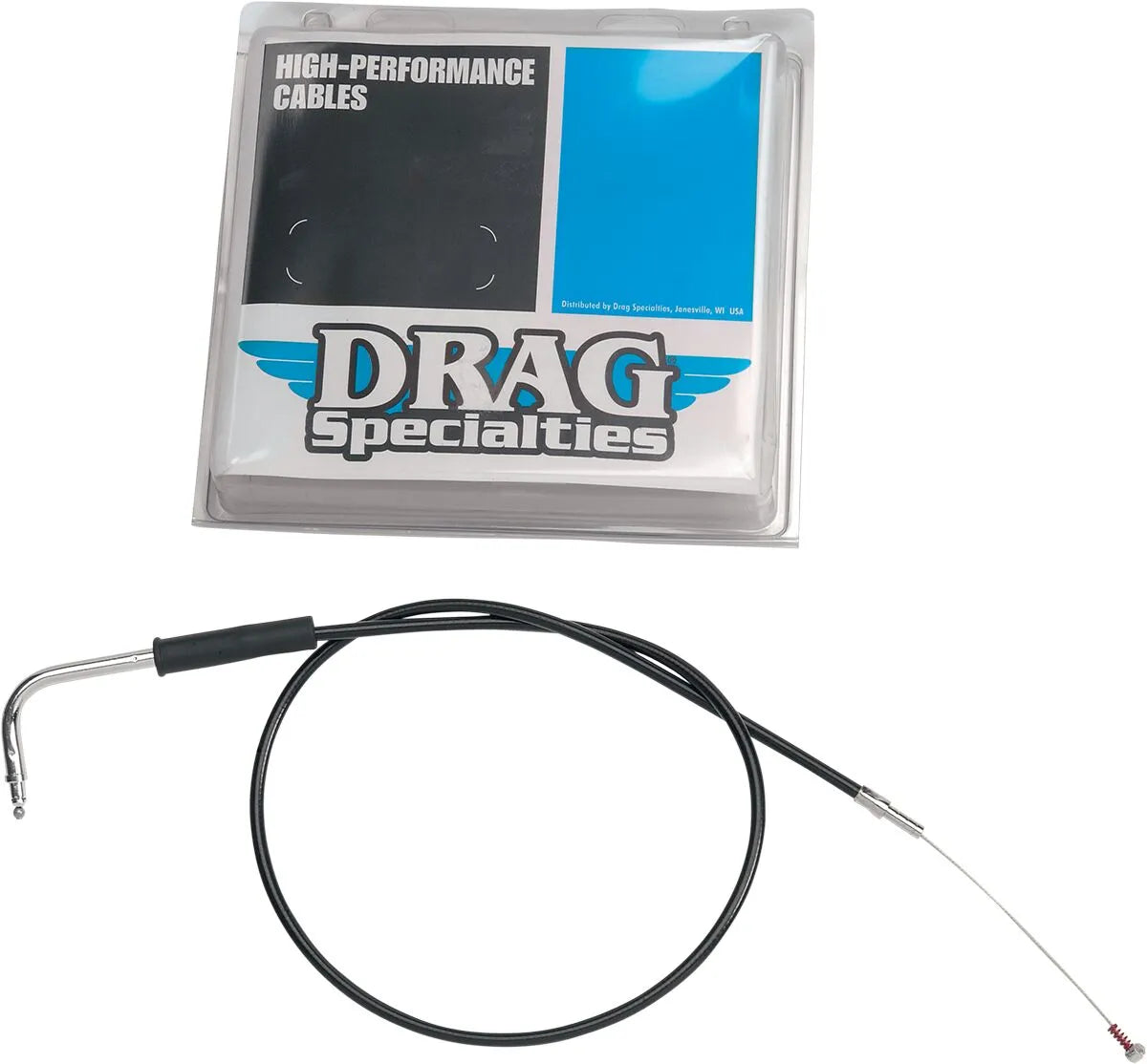 DRAG SPECIALTIES Black Vinyl Throttle Cable 42-1/2"
