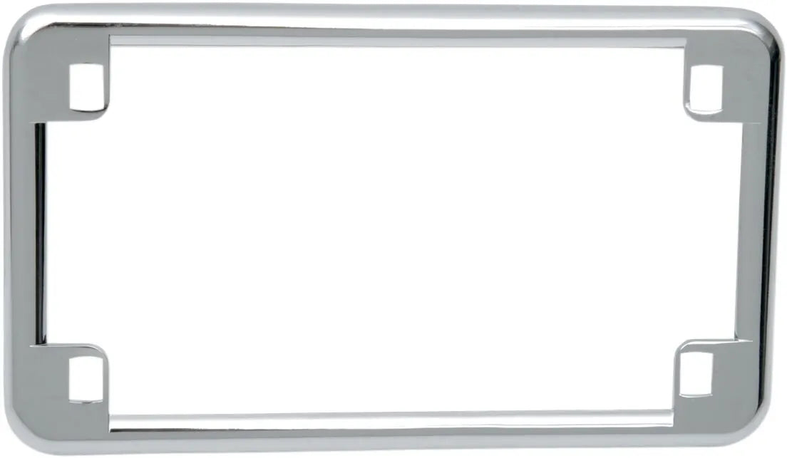 Drag Specialties Chrome License Plate Frame 4"x7"