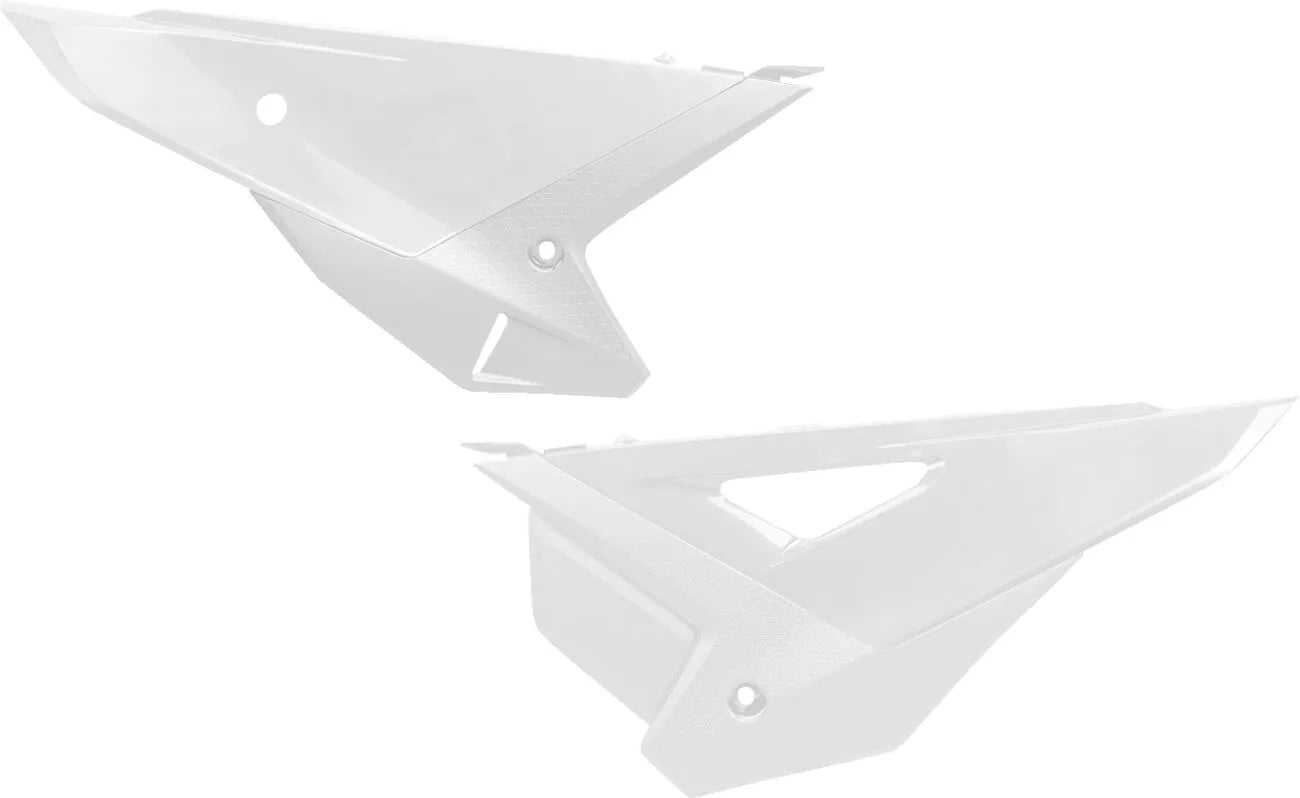 UFO White Replacement Motorcycle Side Panels