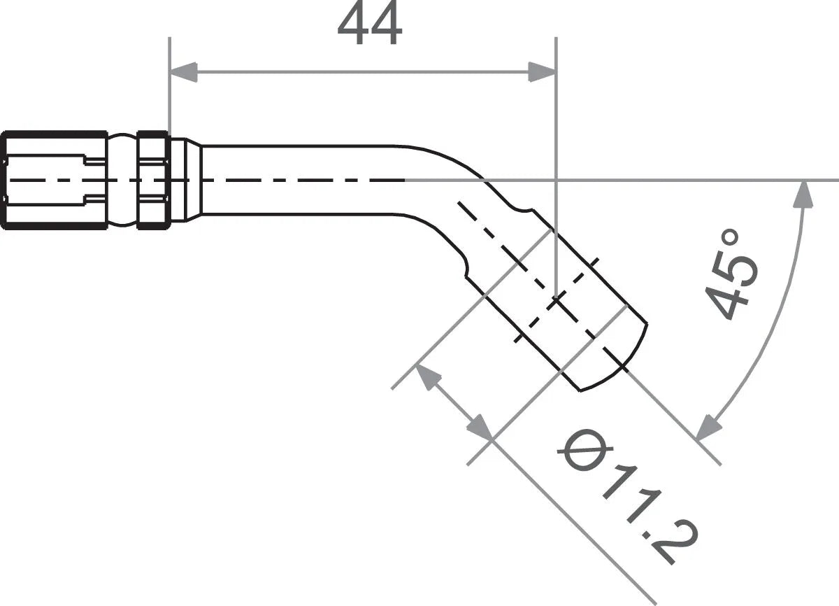 Trw Banjo Varioflex Fitting With 45° Bend
