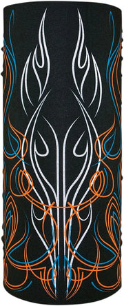 Zan Headgear Motley Tube Neck Tube Pinstripe Flame