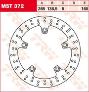 Trw Rund Fast Bromsskiva För 250-299mm Applikationer - Fram & Bak