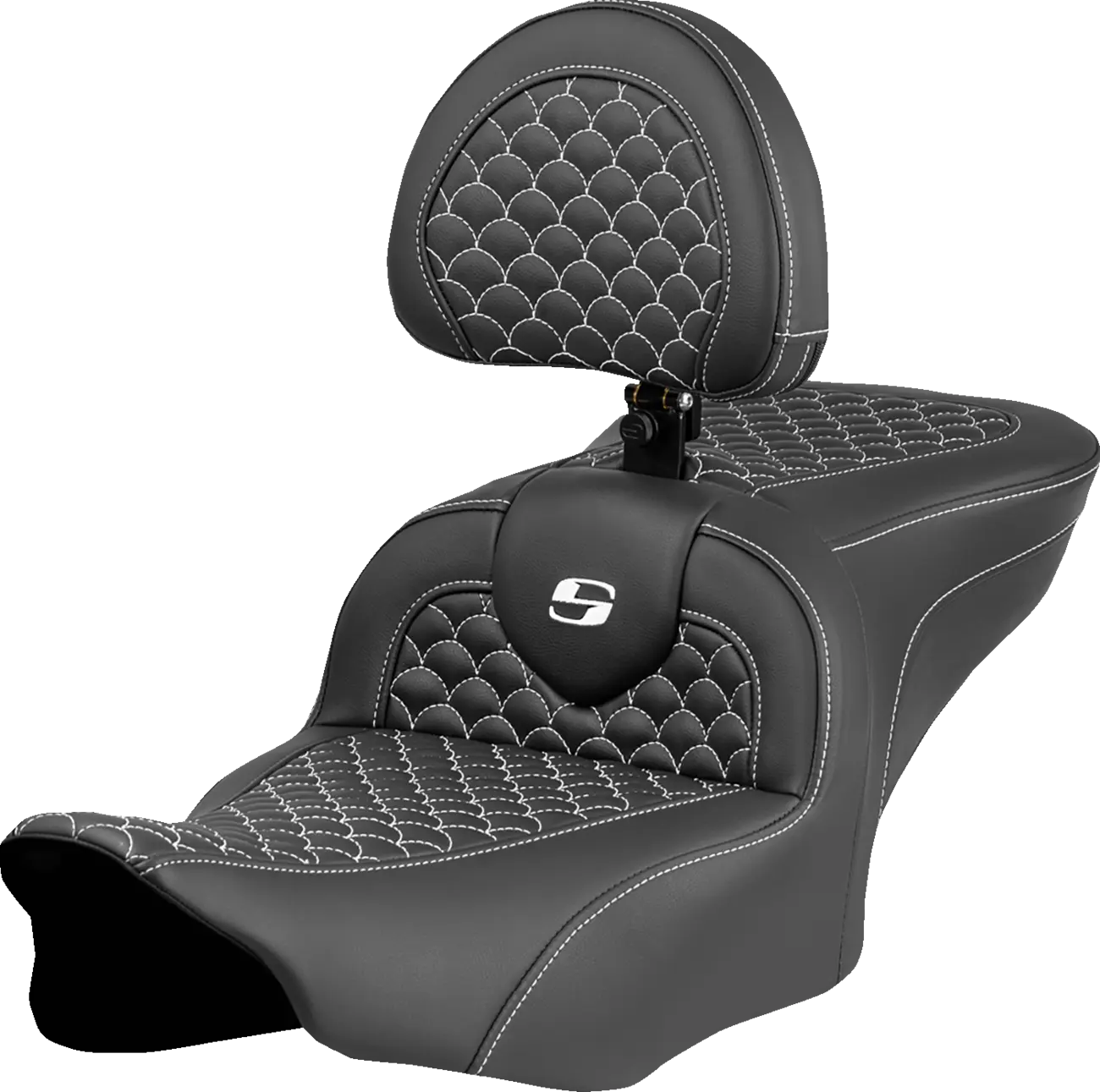 Saddlemen Dragon Scale Roadsofa Seat - For Harley Davidson