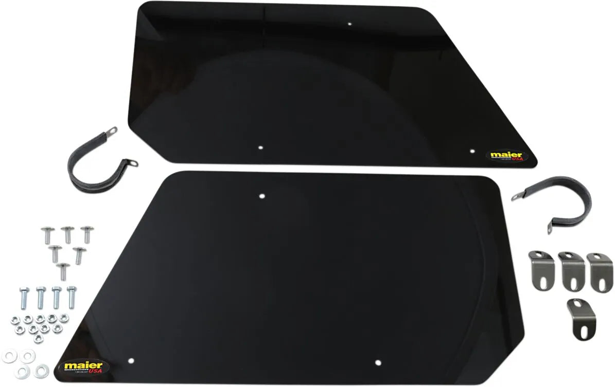 Maier Black Polypropylene Replacement Number Plates
