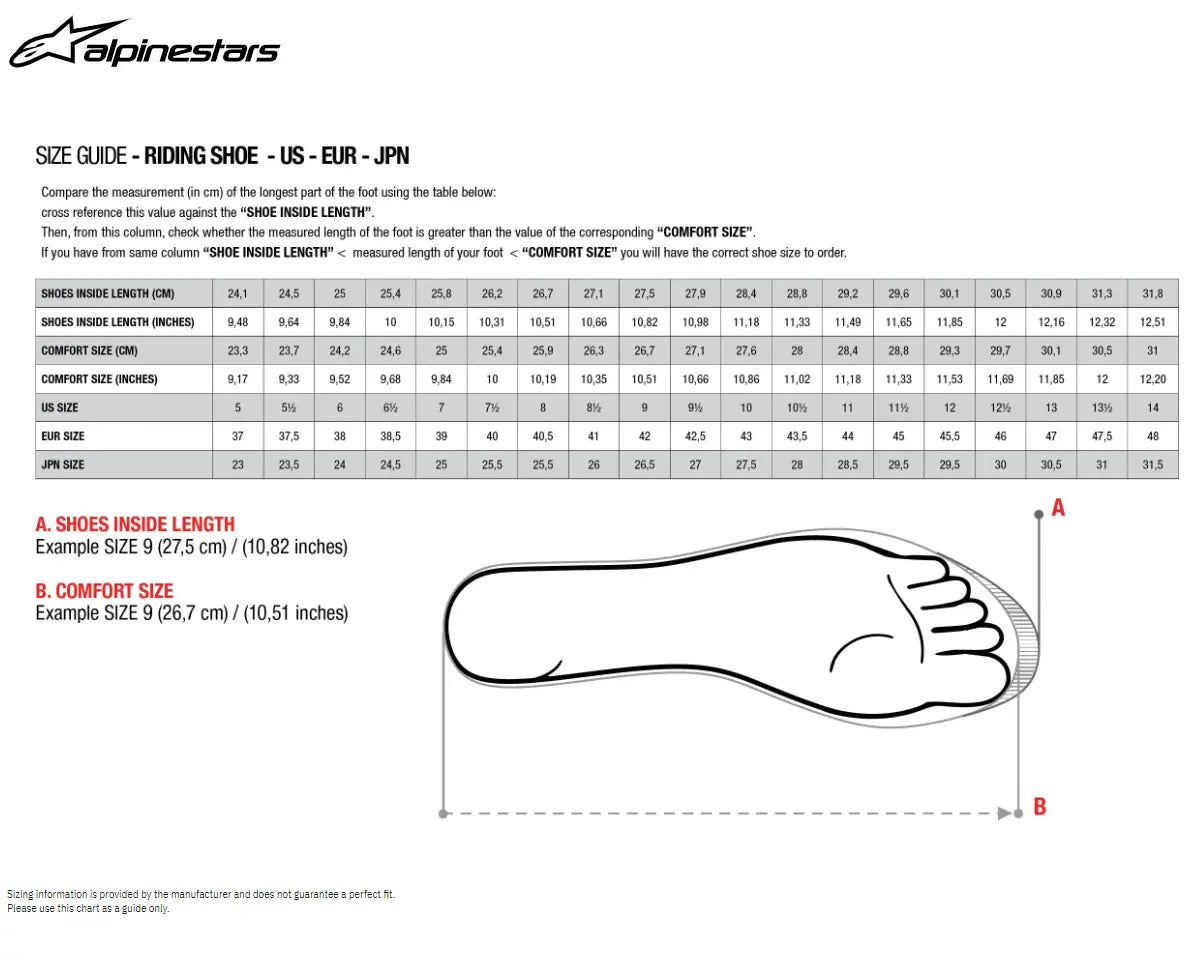 Alpinestars Statedeet Riding Shoes