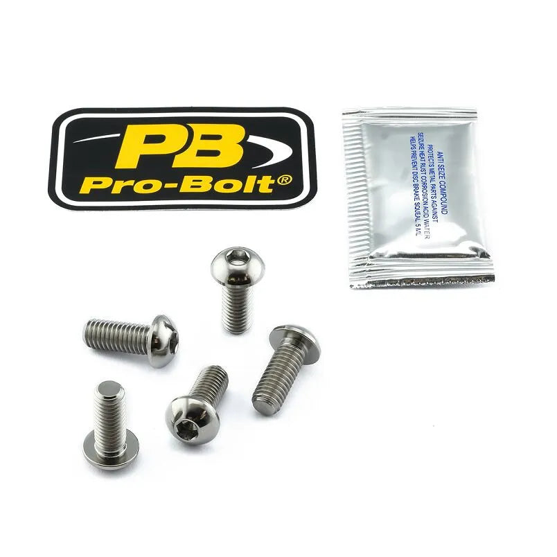 Pro Bolt Titanium Bromsok Rotor Bult Kit