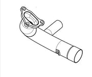 Akrapovic Avgasrör - Ersättningskomponent