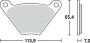 Trw All Round Sintered Metal Bromsbelägg - Fram & Bak
