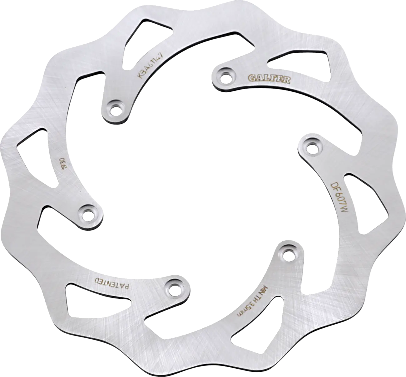 Galfer Brake Rotor For Motorcycle - High Carbon Stainless Steel - Rear