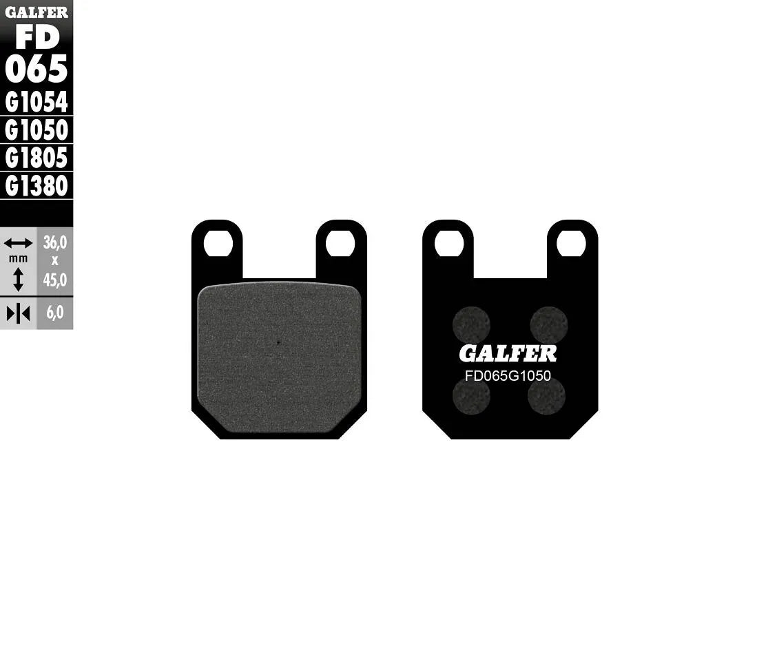 Galfer Semi-metalliska Bromsbelägg För OEM-Ersättning - Fram & Bak
