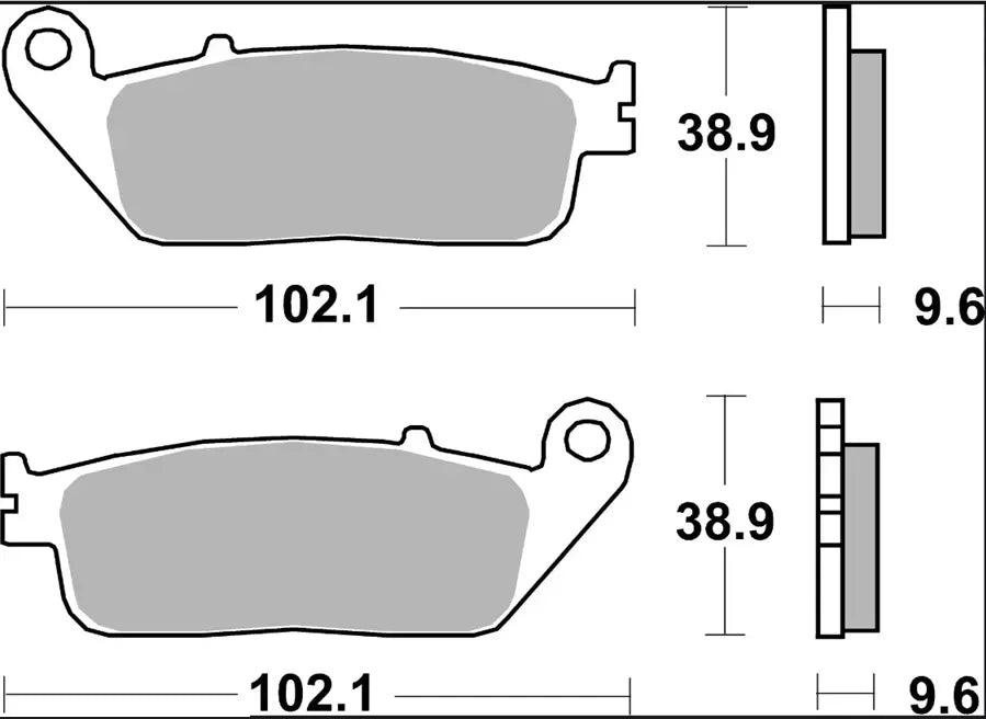 Brembo La Prime Line Sintered Front Brake Pads