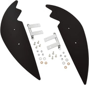 Show Chrome Upper And Lower Wind Deflectors