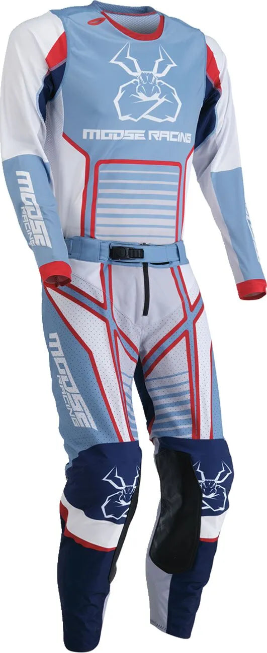 Moose Offroad Agroid Jersey - Blue/Gray