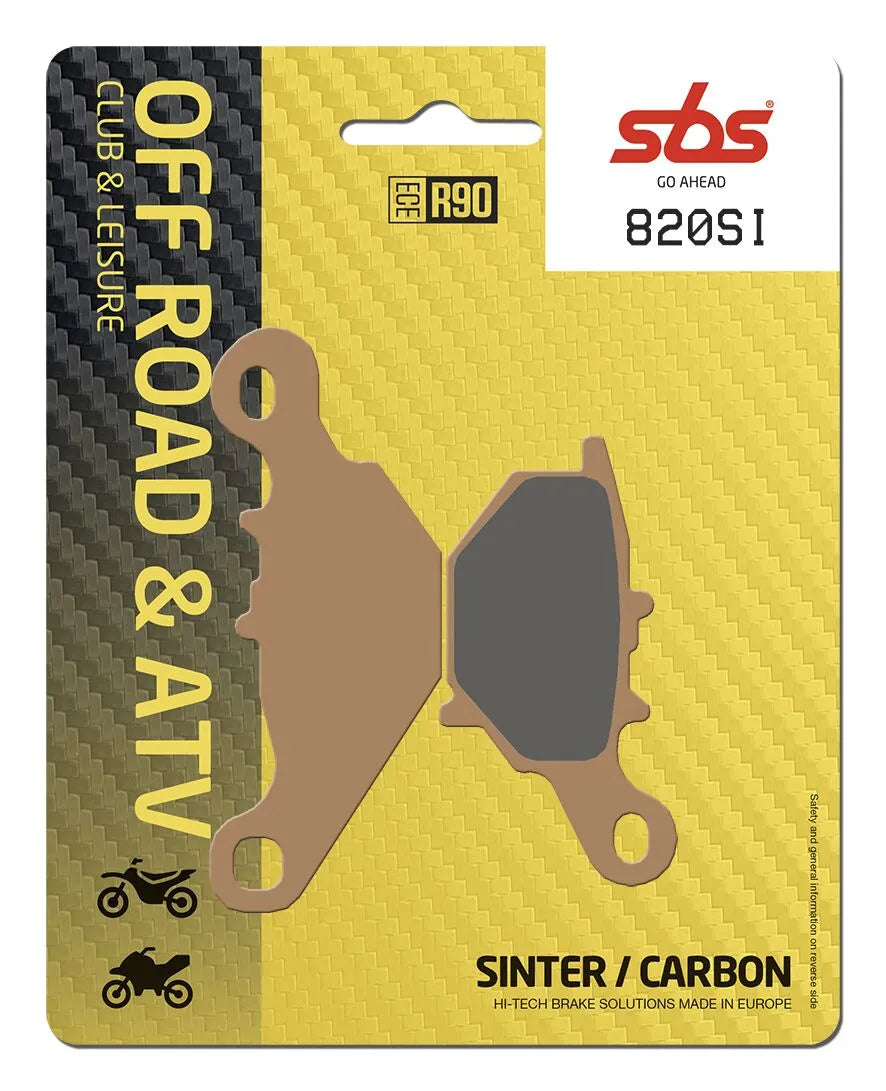 Sbs Si Offroad Sintered Bromsbelägg - Bak