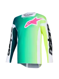 Alpinestars Racer Portl Jersey - Black/Green/White