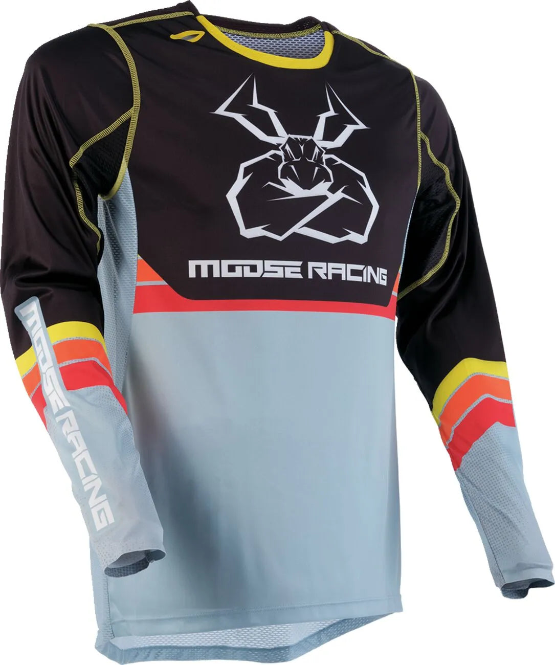 Moose Offroad Agroid Jersey - Black/Gray/Yellow