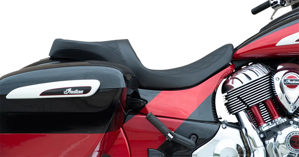Drag Specialties Low-profile Touring Seat - For INDIAN