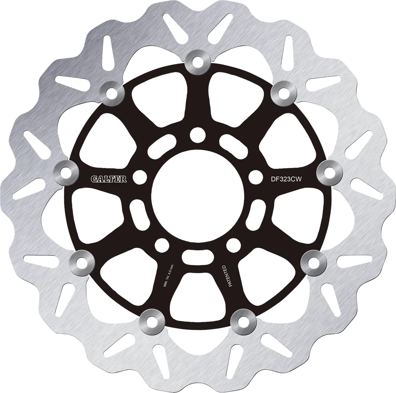 Galfer Brake Rotor For Motorcycle - High Carbon Stainless Steel