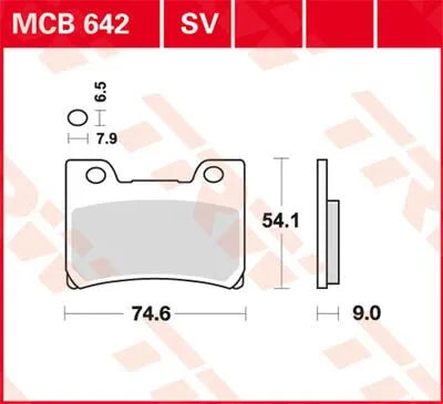 Trw Sv Series Sintered Brake Pads - Front