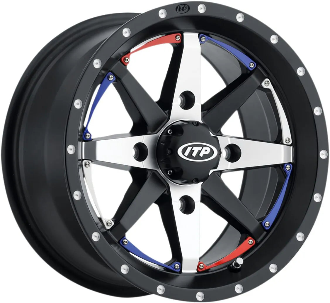 Itp Cyclone Wheel - 15 Inch Black Matte