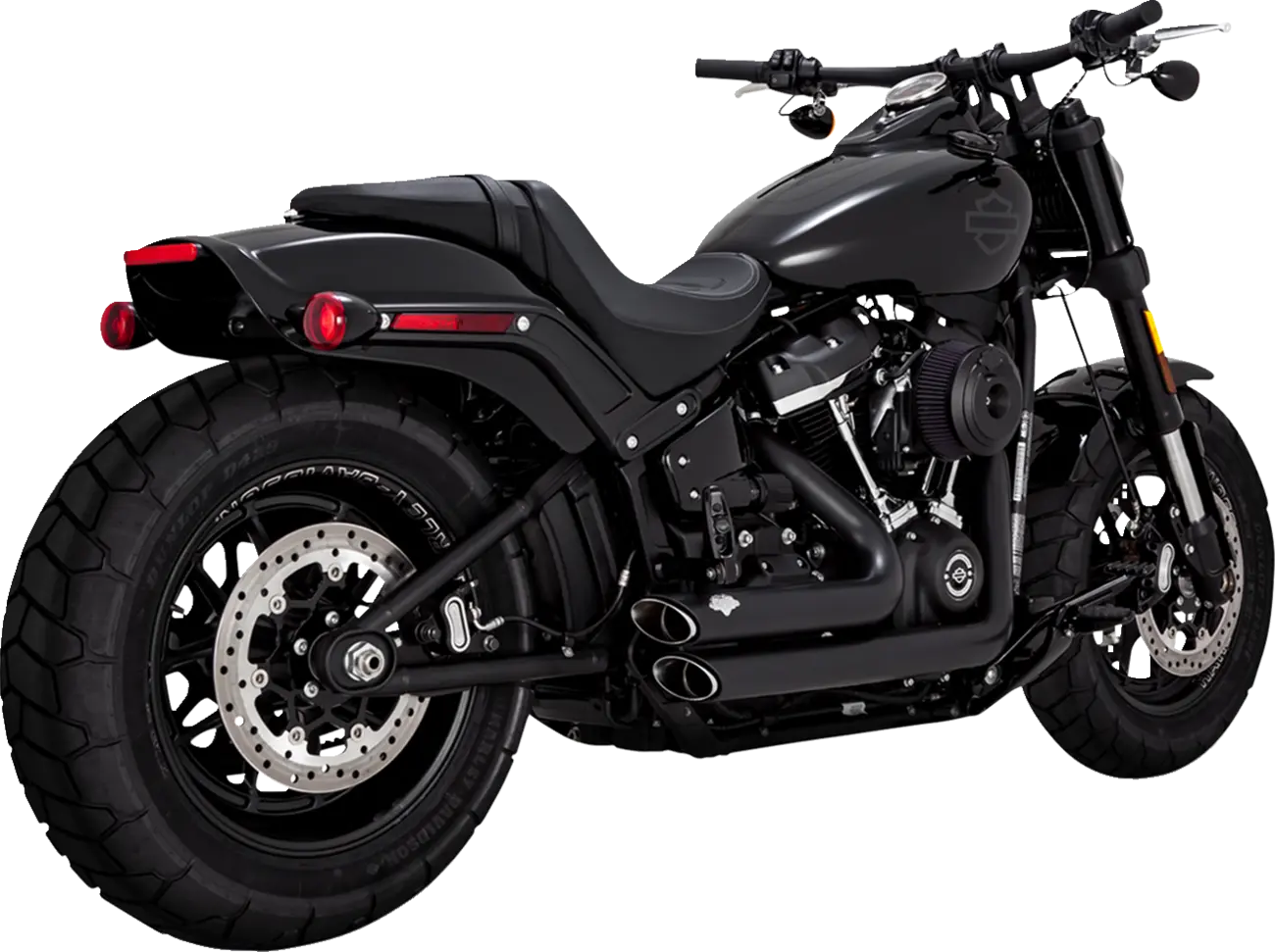 Vance & Hines Shortshots Staggered Avgassystem