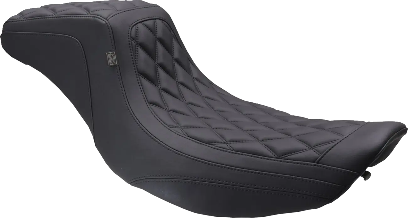 2-Up Mustang Double Diamond Squareback Seat - For Harley Davidson