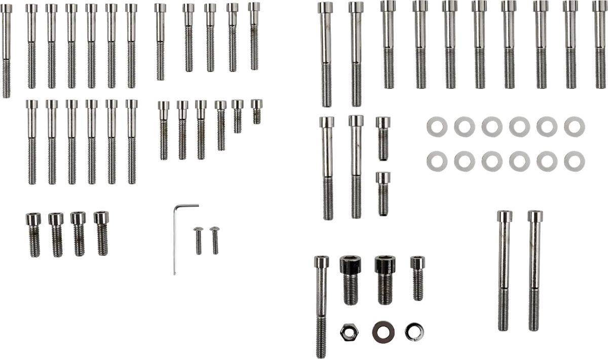 Drag Specialties Smooth Socket Head Motor Bolt Set for HD