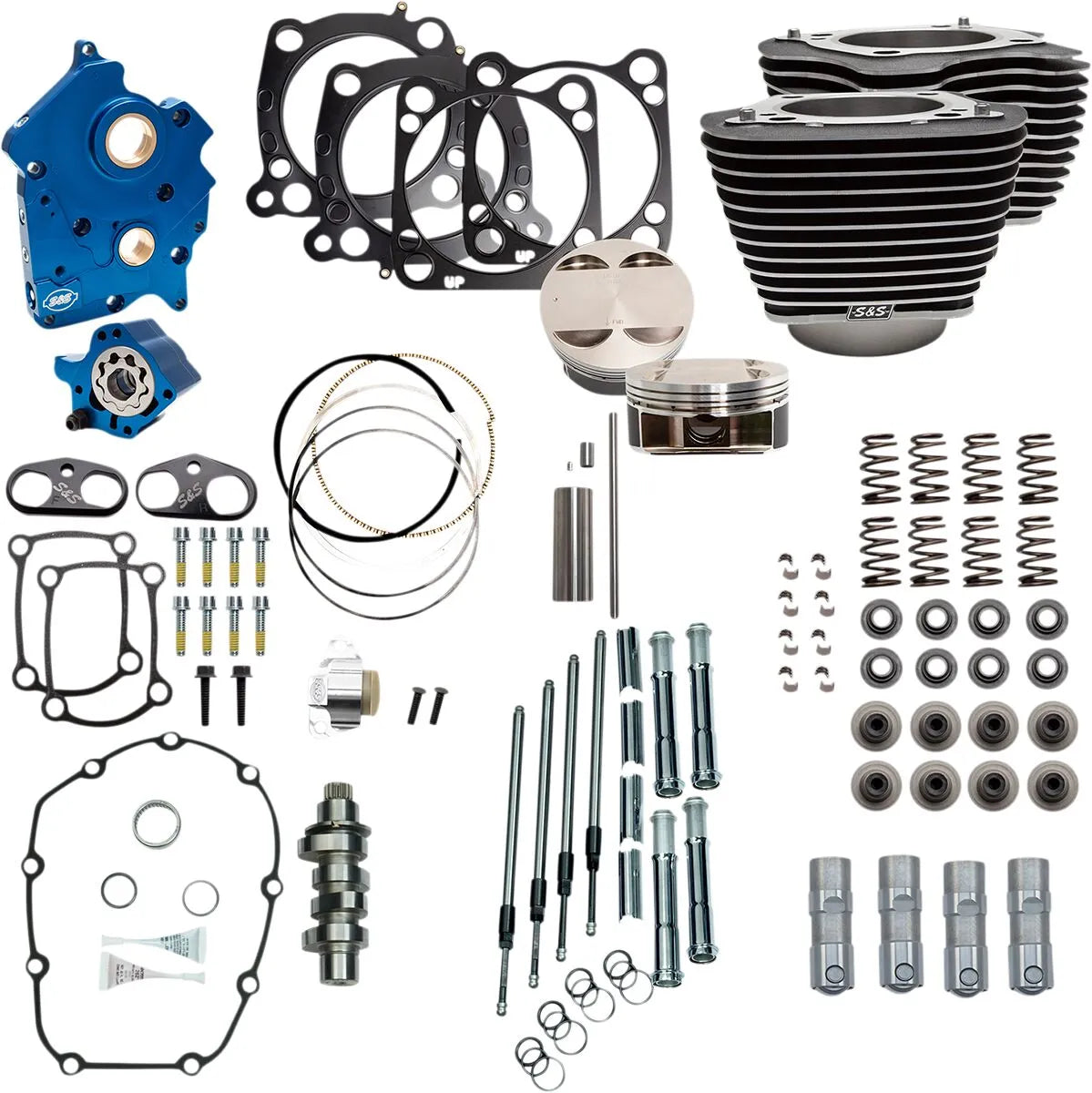 S&S Cycle 128" Power Package Big Bore Engine Kit for VVT Models
