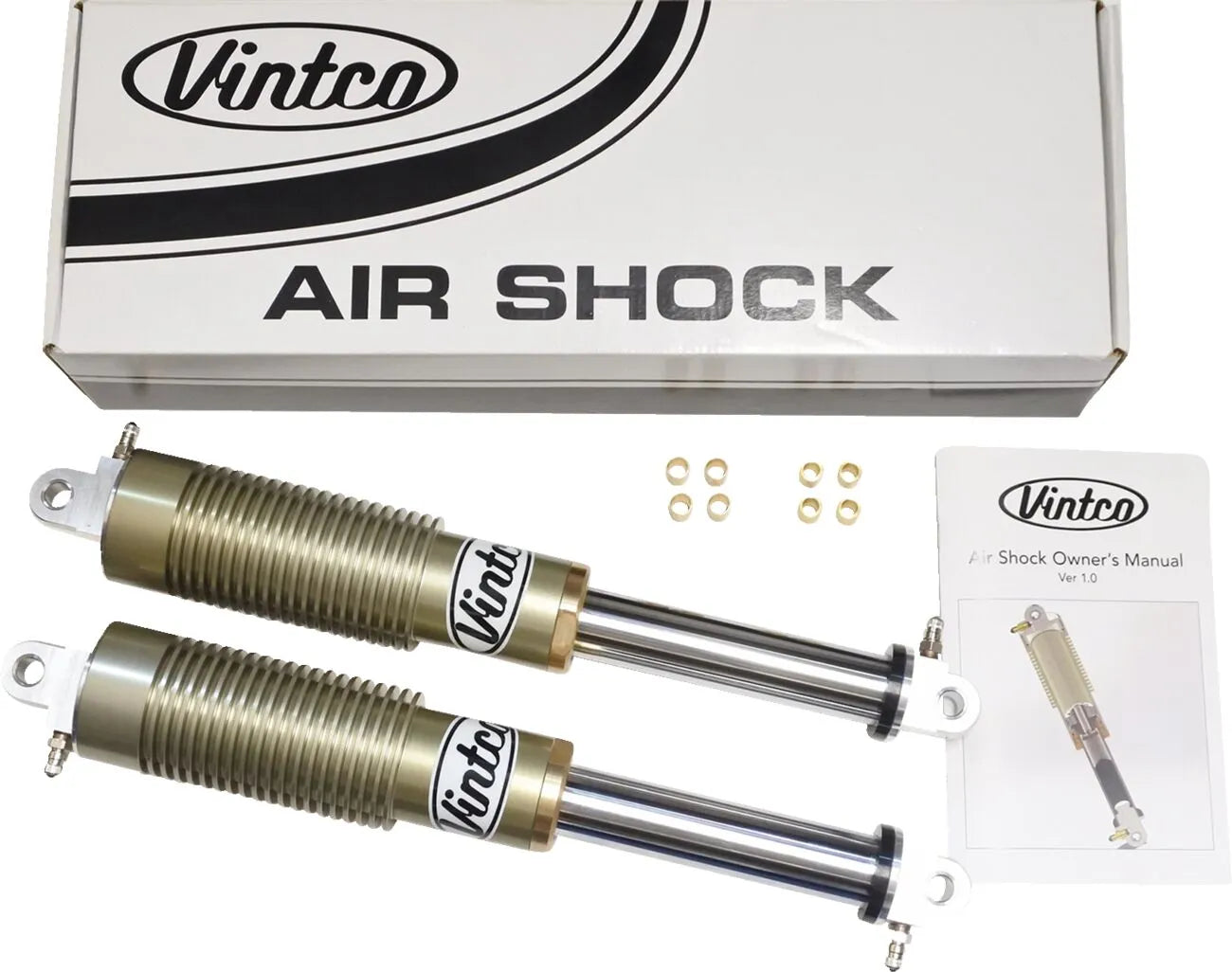 Vintco Air Shocks Pair 13.5" For Custom Motorcycle Builds