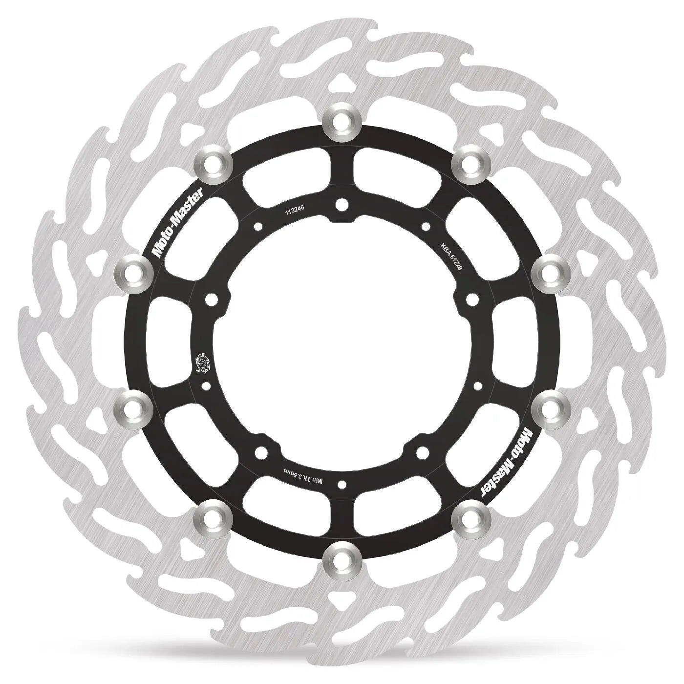 Moto-master Flame Series Flytande Bromsskiva - 296mm - Fram