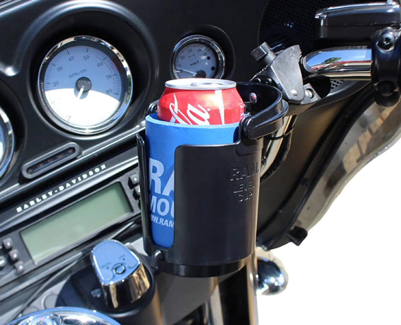 Ram Mounts Tough-claw Mount With Level Cup Drink Holder