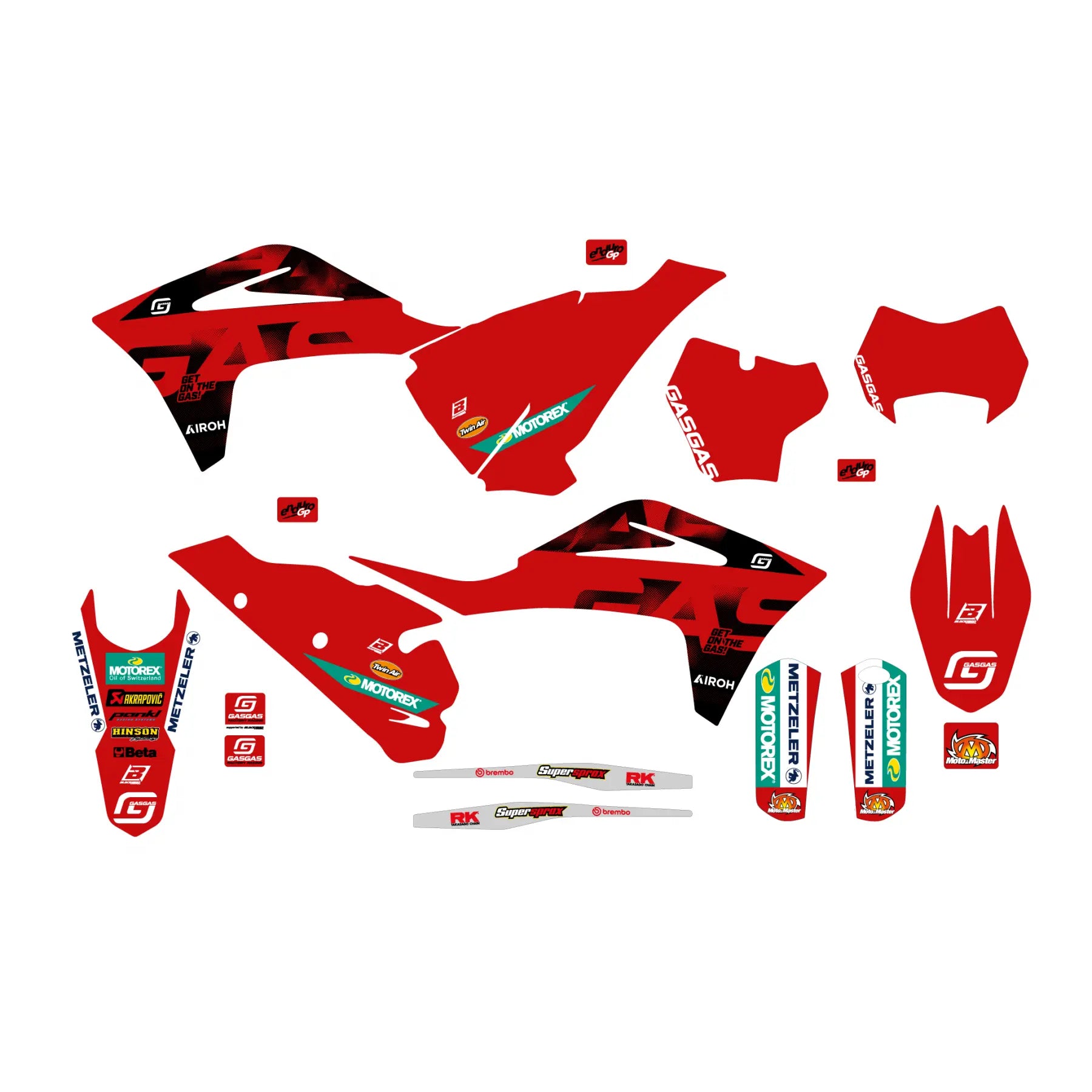Blackbird Racing Factory Grafik Sticker Kit For Gas Gas