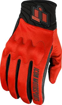 Icon Anthem3™ Gloves - Black/Red