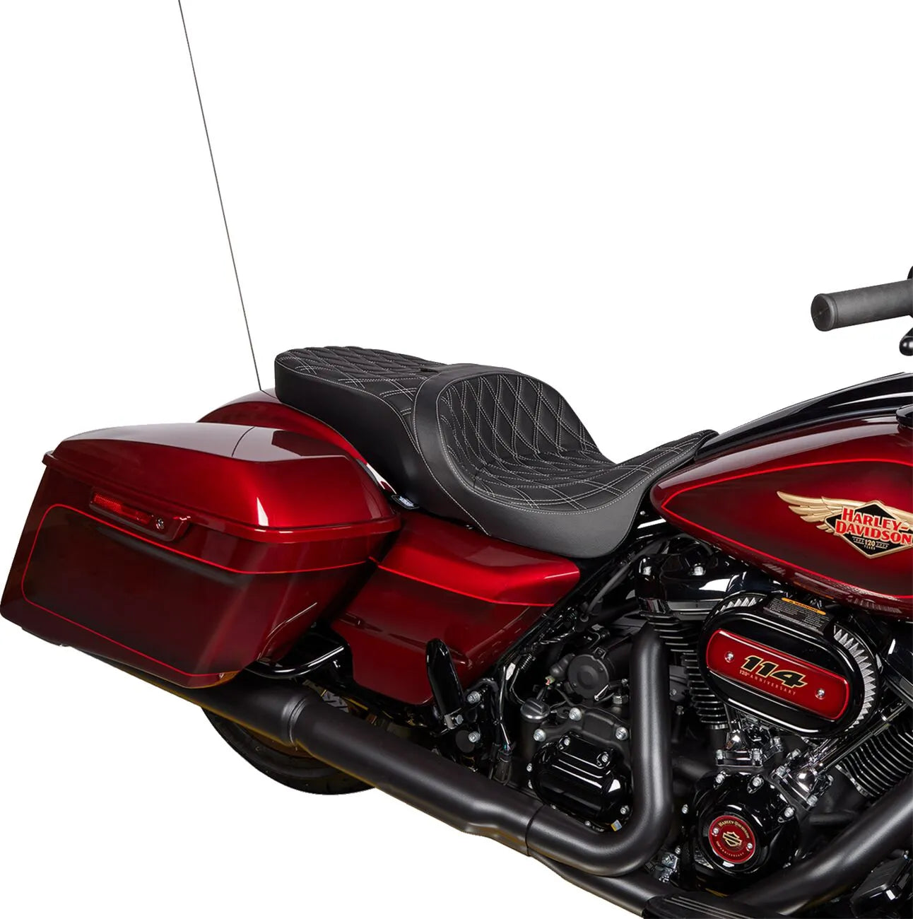 Drag Specialties Freedom Touring Seat - For Harley Davidson