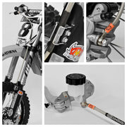 Moto-Master Rostfritt Stål Främre Bromsslang Kit