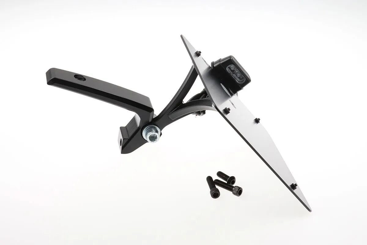 Cult Werk License Plate Holder - Black Steel