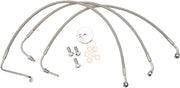 La Choppers Rostfritt Stål Bromsslang Kit - Mini Ape Hanger