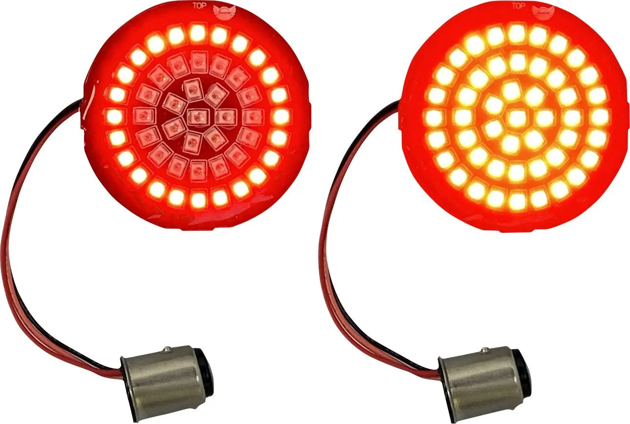 Custom Dynamics Genesis 4 Red Led Turn Signal Inserts