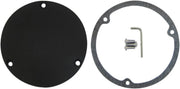 Drag Specialties Wrinkle Black Derby Cover for Big Twin
