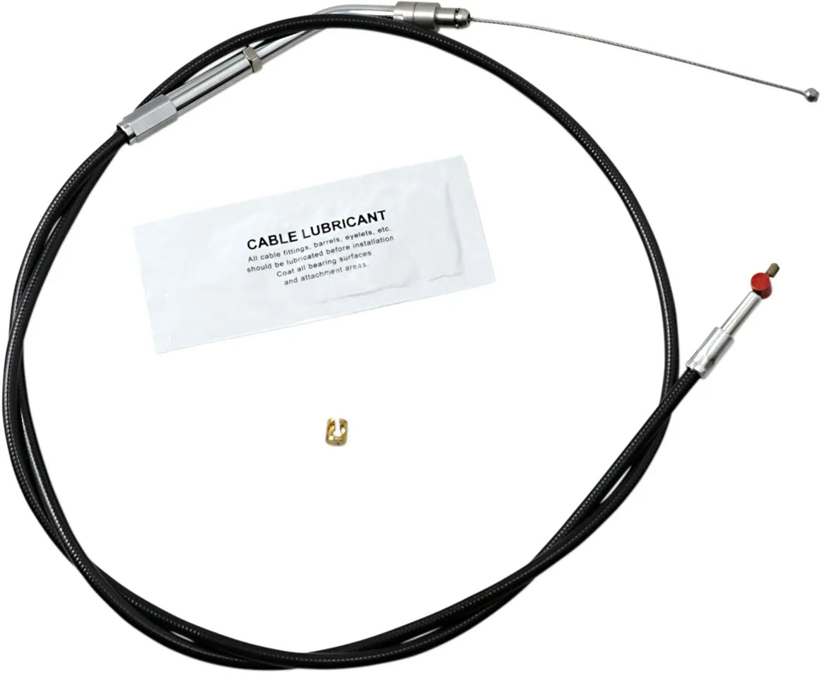 BARNETT Black Vinyl +6 inch Throttle Cable