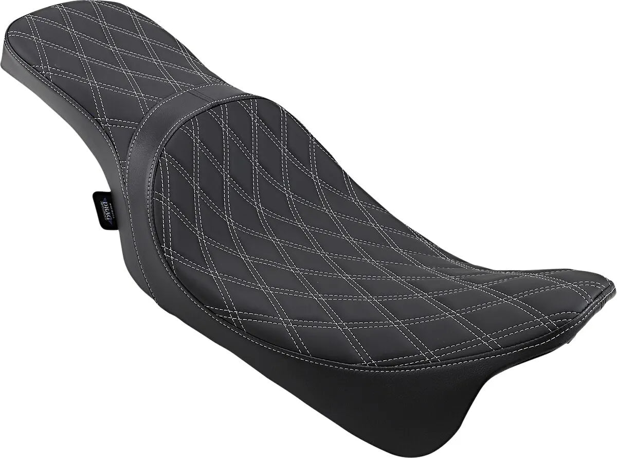 Drag Specialties Predator 2-up Seat - For Harley Davidson