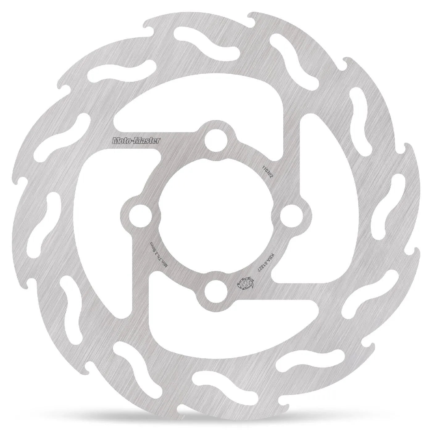 Moto-master Flame Series Brake Rotor For Motorcycles - Rear