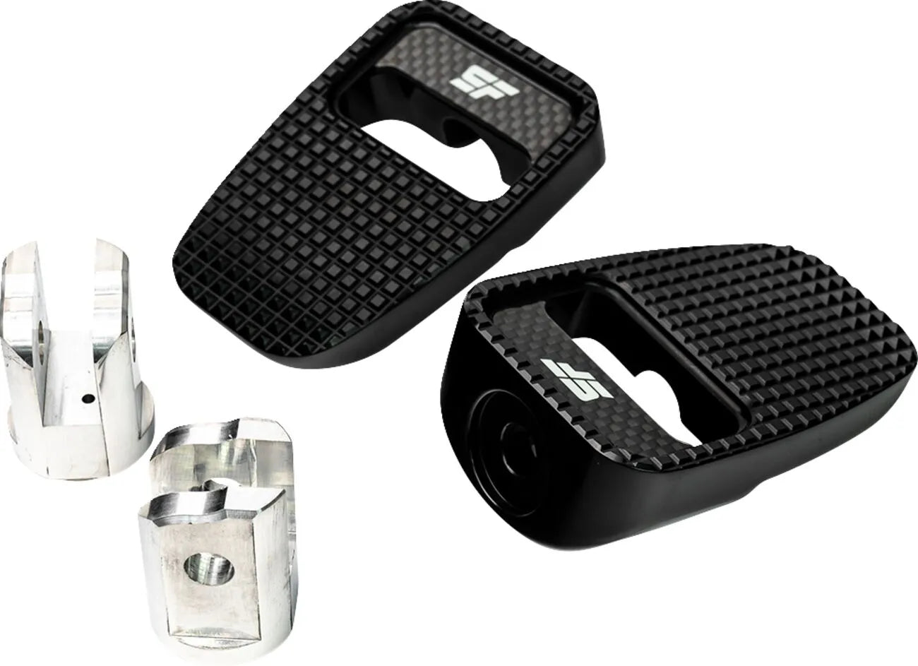 Slyfox Foot Pegs - Billet Aluminum, Black Anodized