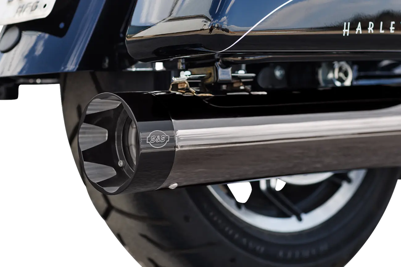S&s Cycle 2-into-1 Sidewinder Exhaust System In Chrome