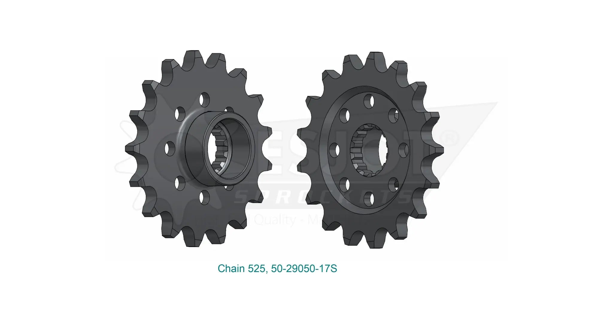 Esjot 525 Front Sprocket - High-performance Steel