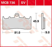 Trw Sv Series Sintrade Bromsbelägg För Frambroms - Fram