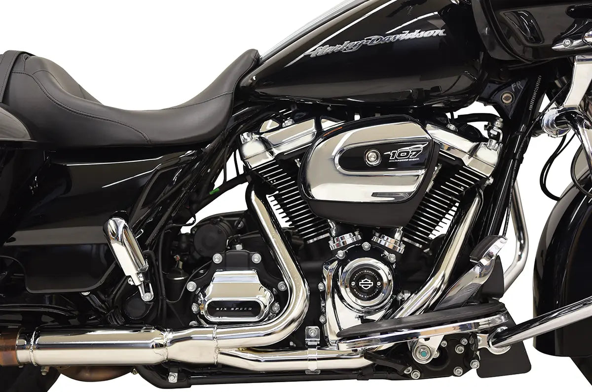 Bassani Xhaust 2x2 Dubbla Avgasrör För Oem Bagger Slip-ons