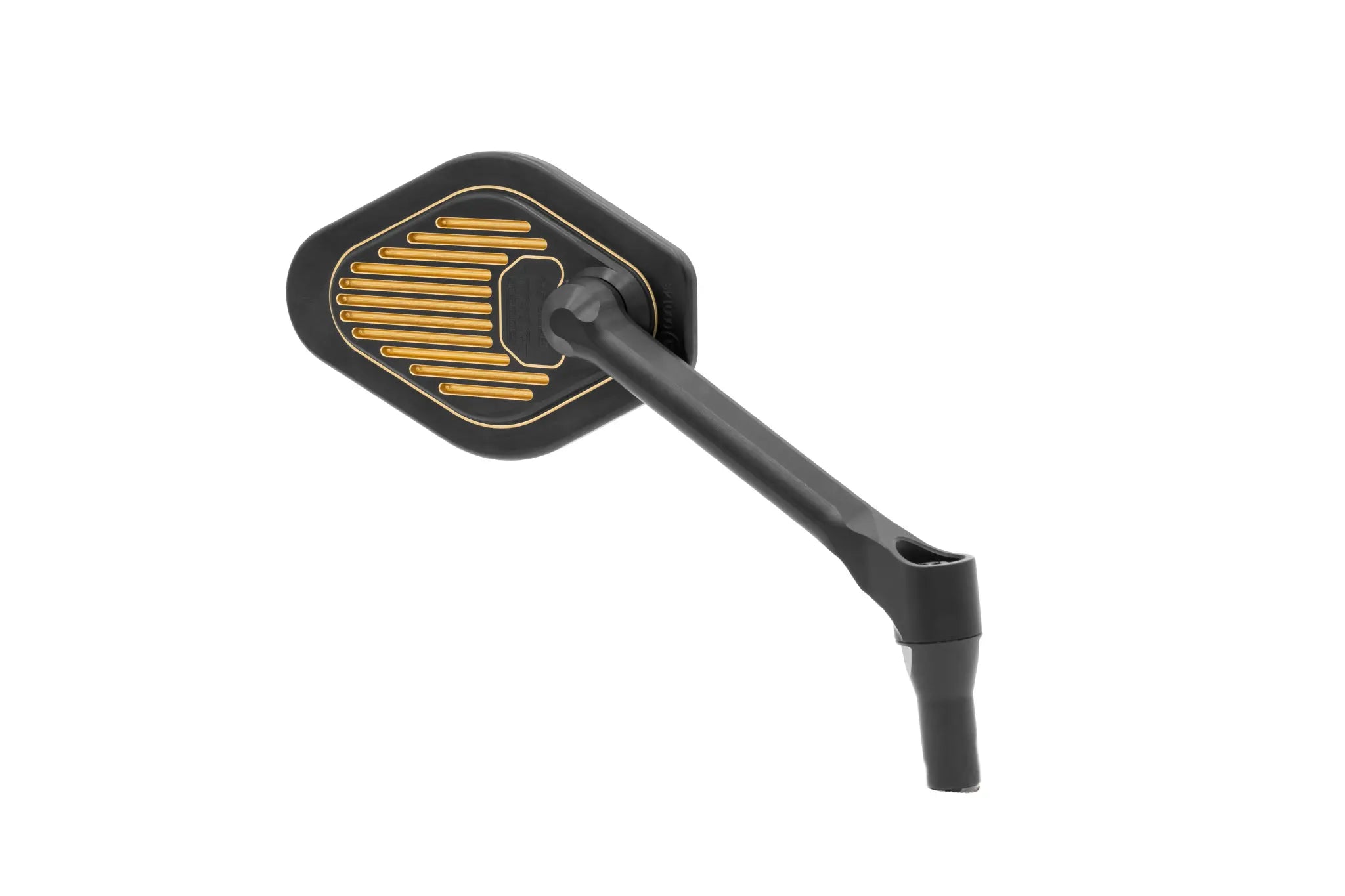 Drag Specialties Adjustable Mirror - 12cm Stem Black/gold