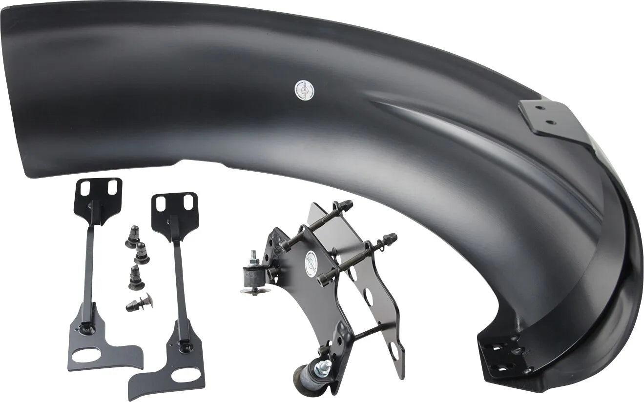 Cult Werk Fender Kit With Seat - Black - For Harley Davidson